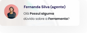 Imagem Validato Agent conversando com o usuário.